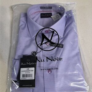 Au Noir Men's Purple Dress Shirt
